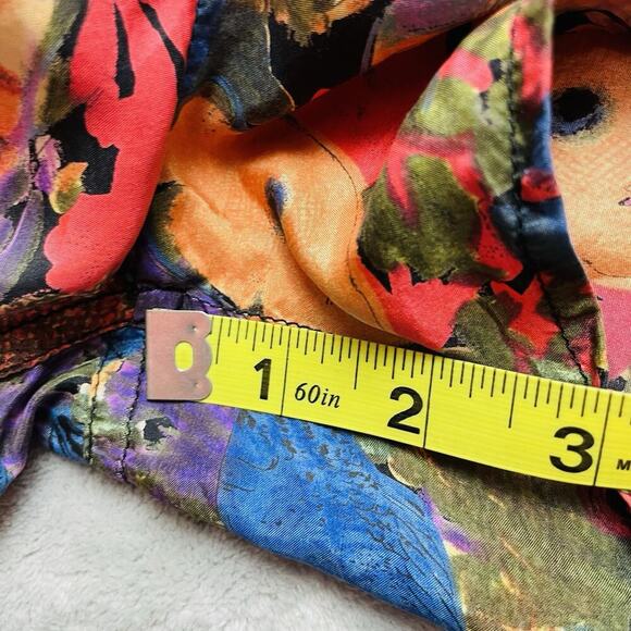 Stefano Rossini Silk Boxer Lounge Sleep Shorts Mens M Fish Ocean Pull On - Picture 8 of 9